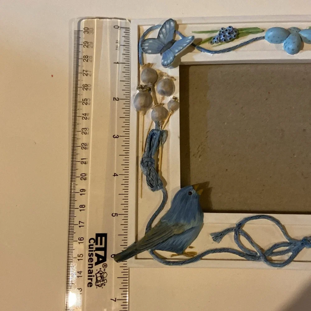 3D Picture Frame With Blue Birds